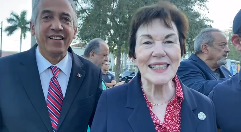 Embajadora de RD en EEUU ofreció declaraciones para Doral Voice (+video)