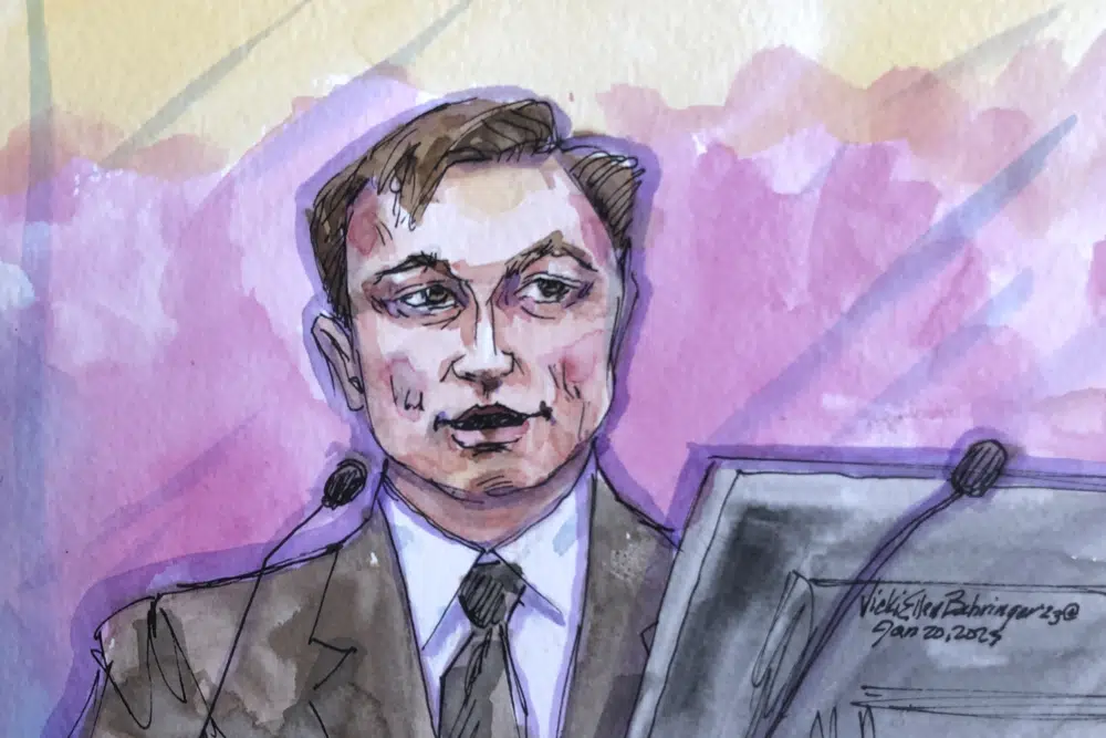 Elon Musk en el banquillo de testigos para defender tuits de compra de Tesla