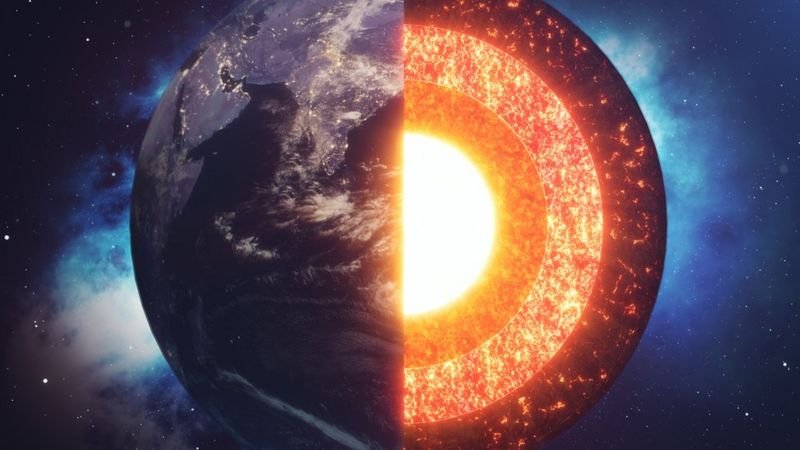 Estudio indica que el núcleo de la Tierra se frenó