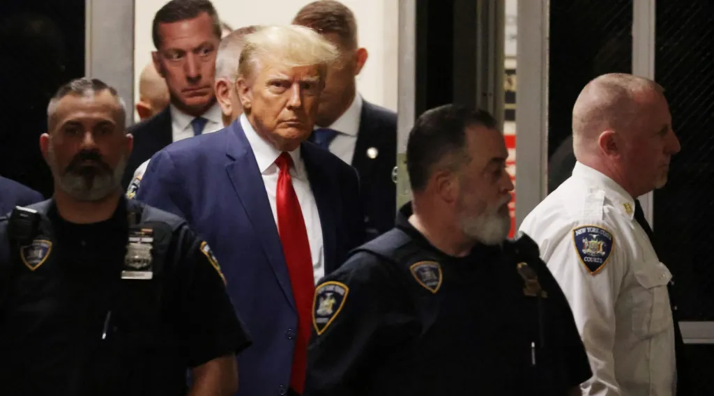 Trump se declaró no culpable de los 34 cargos que se le imputan
