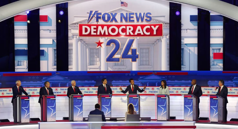 Donald Trump resaltó en el primer debate de precandidatos republicanos