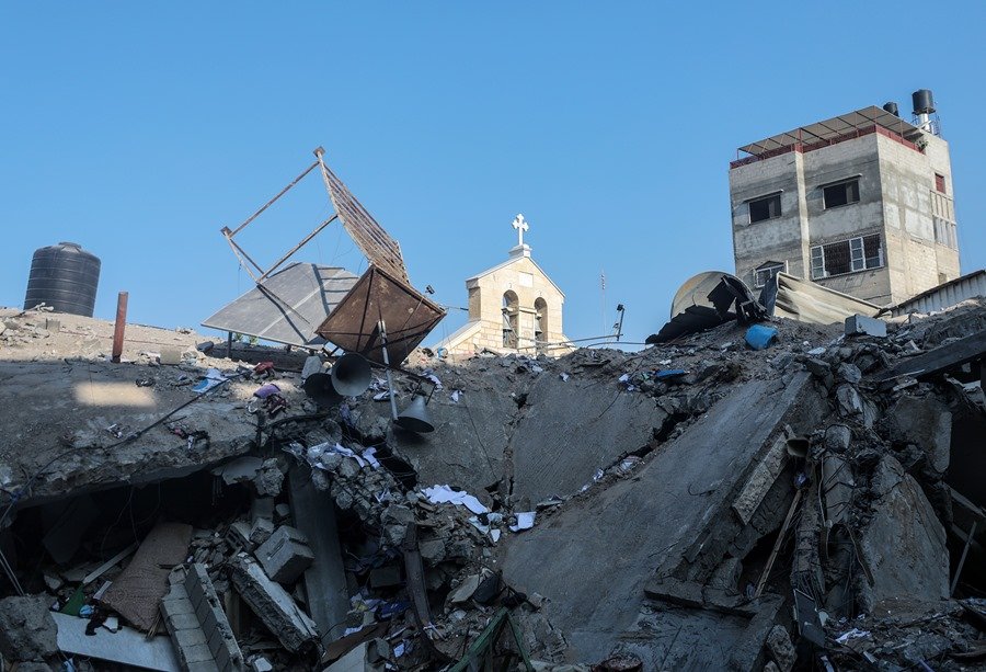 Hamás denuncia bombardeo israelí contra iglesia en Gaza dejando varios muertos