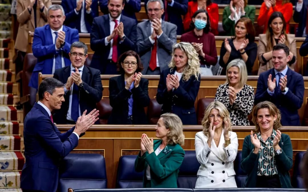 Pedro Sánchez vuelve a ser elegido presidente del Gobierno
