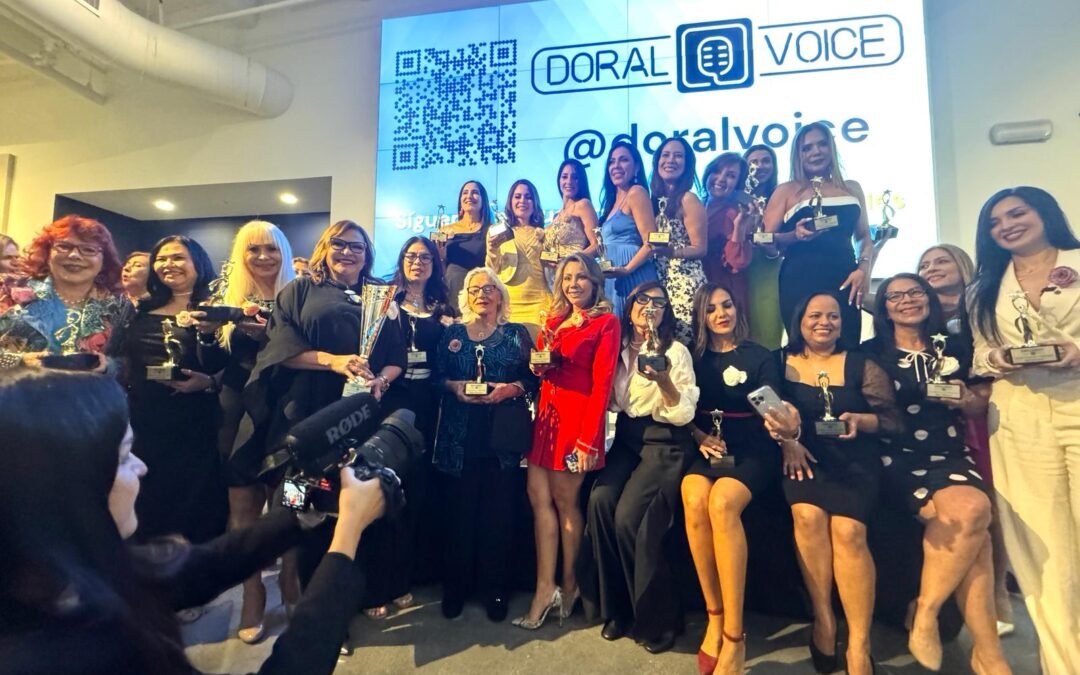 Doral Voice y El Venezolano Miami reconocieron a 37 destacadas mujeres en el marco de su día internacional