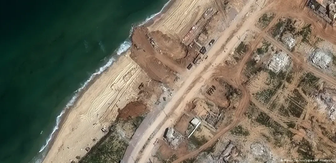 Primer cargamento de ayuda llega al muelle de EEUU en Gaza