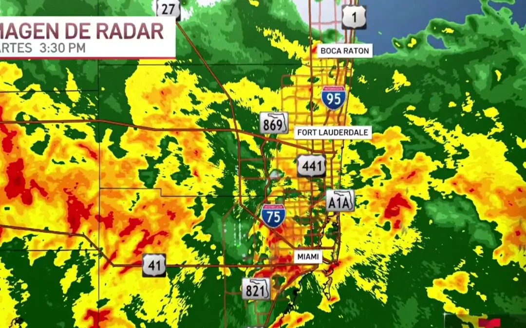 Activaron avisos de inundaciones repentinas para Miami-Dade y Broward