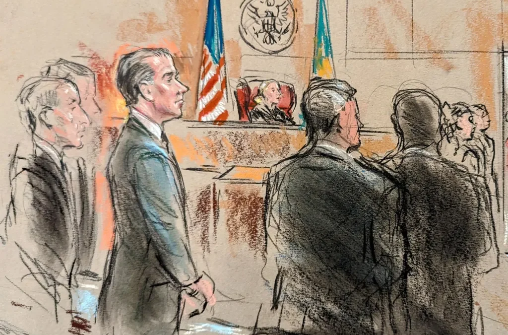 Declaran a Hunter Biden, hijo del presidente, culpable de poseer arma ilegalmente