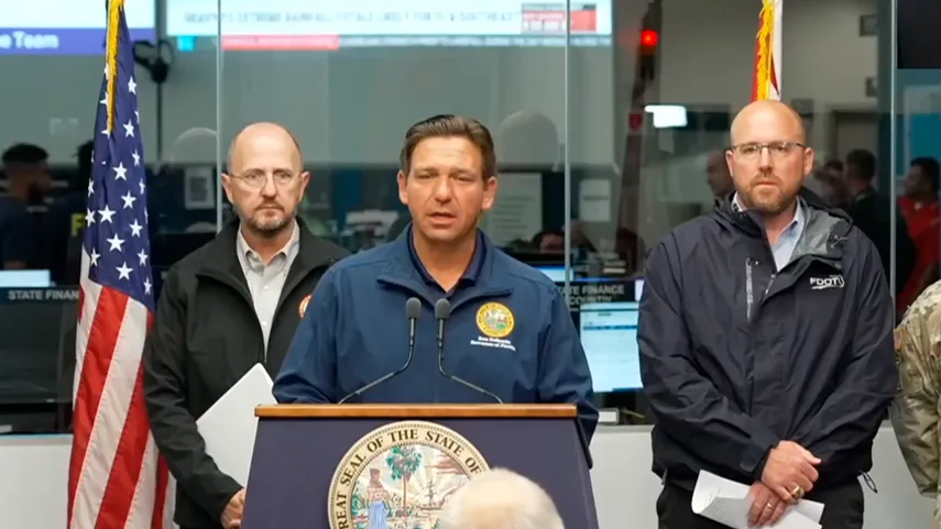 DeSantis reporta cuatro muertes asociadas a huracán Debby en Florida