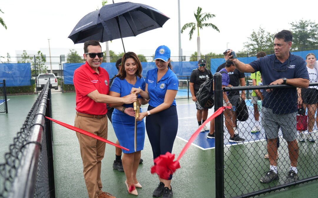 Doral inaugura nuevas canchas de Pickleball