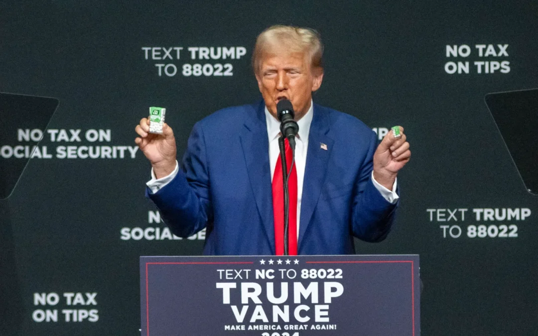 Trump acusa a Harris de adoptar políticas “de Venezuela o la URSS” si gana