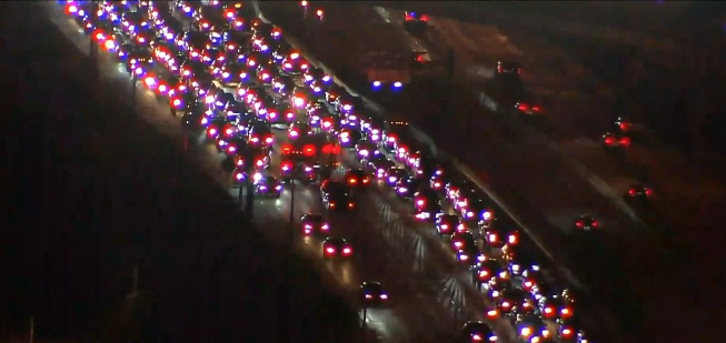 Accidente en la I-95 en Miami-Dade generó grandes retrasos