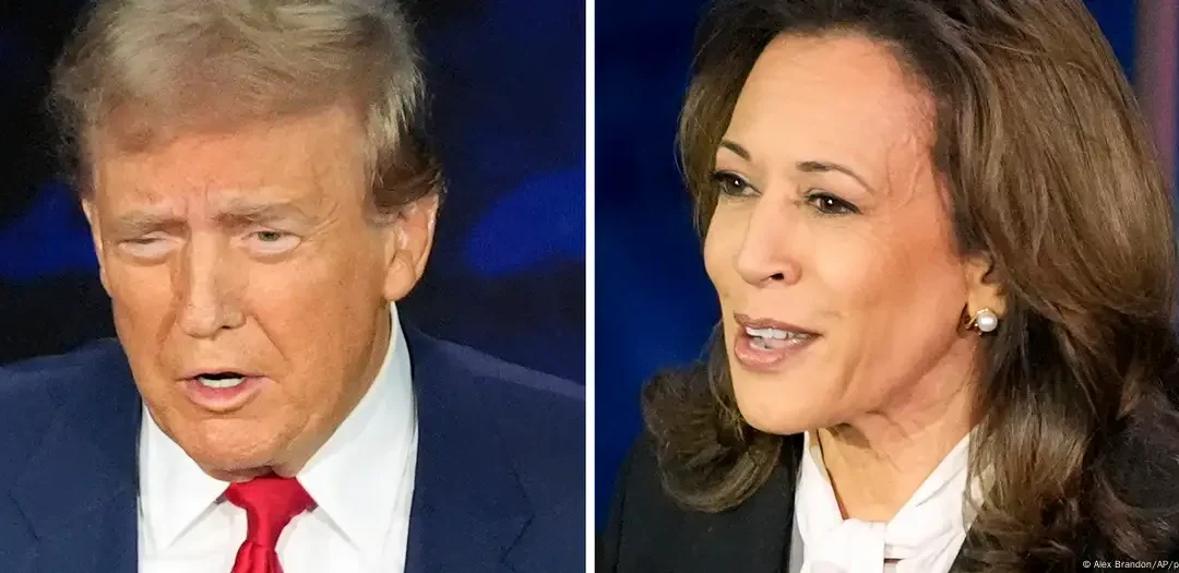Empate en sondeos entre Harris y Trump