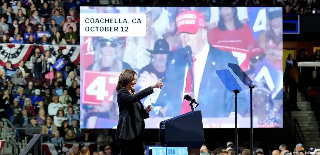 Harris alertó que Trump es «un gran riesgo» para Estados Unidos