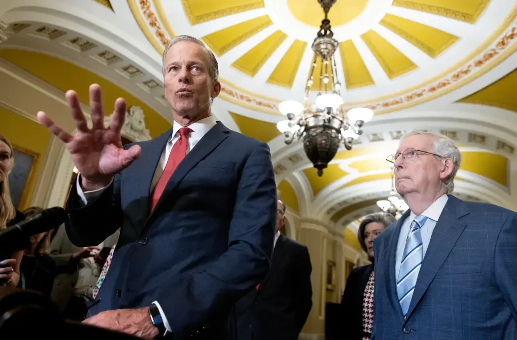Republicanos buscan quién será su líder para el senado