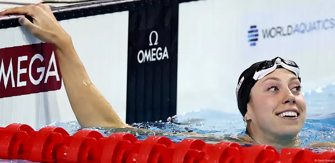 Joven estadounidense hace historia en Budapest con once récords