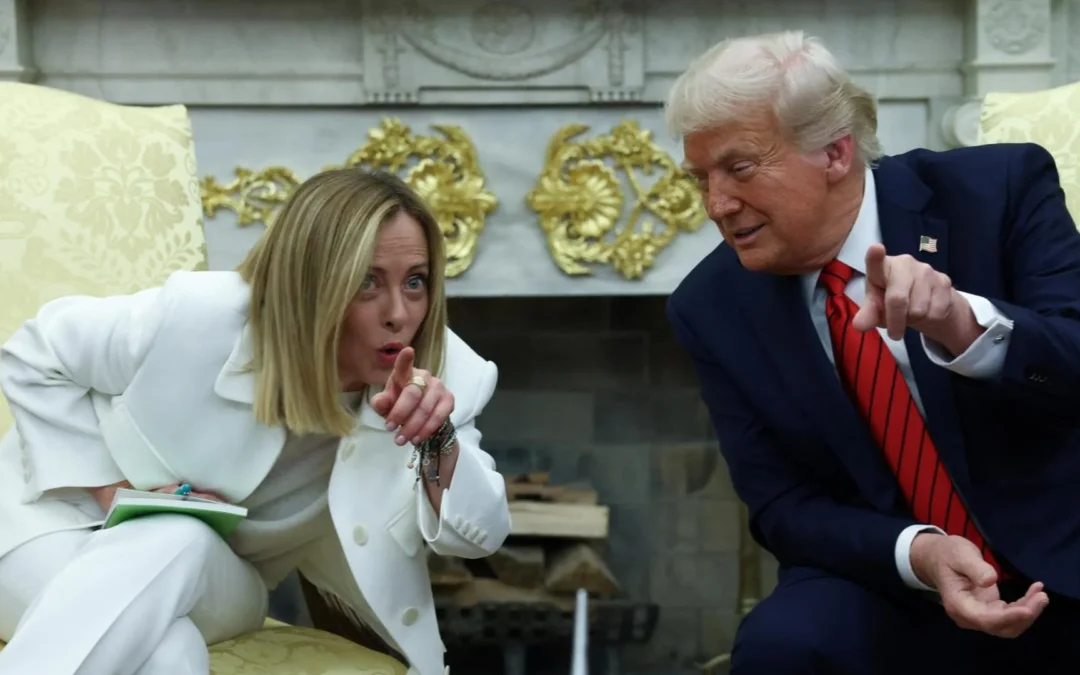 Trump y Meloni ven con optimismo un pacto comercial de EE.UU. con Europa