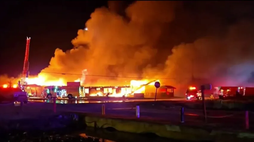 Varias viviendas afectadas por incendio en la reserva Miccosukee