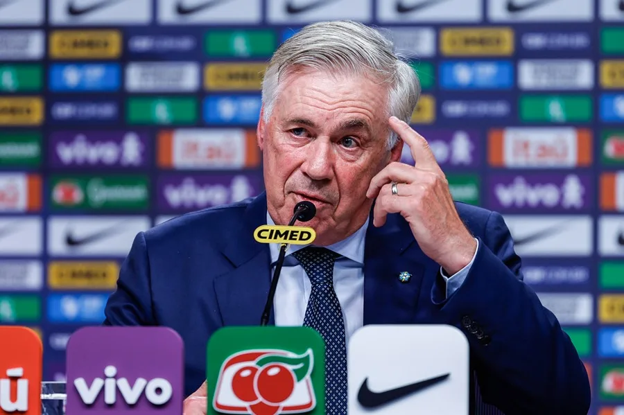 Ancelotti excluye a Vinícius, Rodrygo y Neymar de la selección brasileña para el Mundial 2026