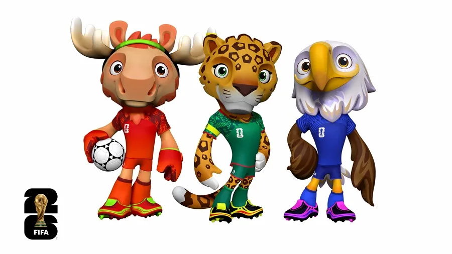 FIFA revela las tres mascotas de la Copa Mundial 2026