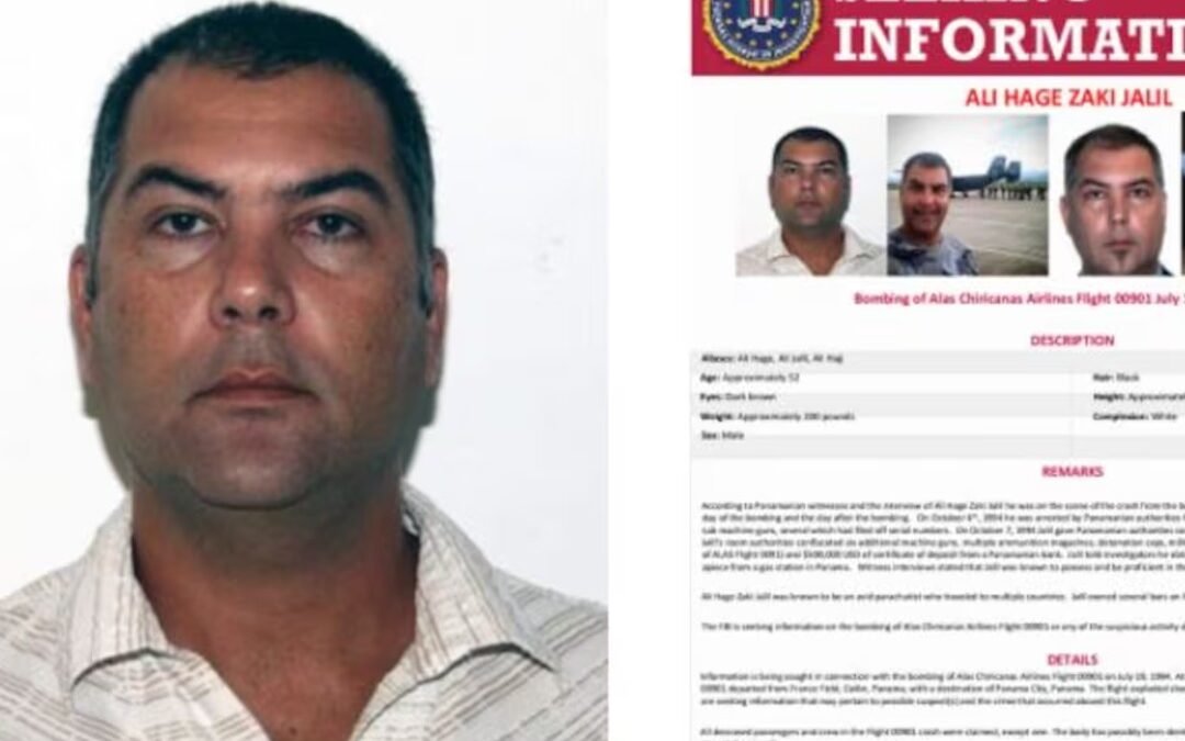 Venezuela confirma la detención de sospechoso clave del atentado aéreo de Panamá en 1994