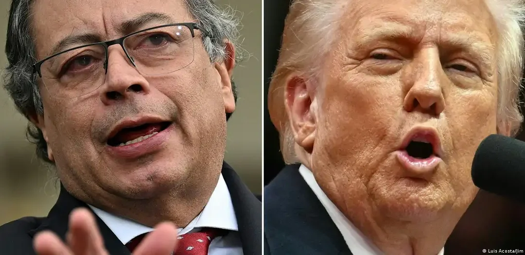 Trump advierte a Petro sobre «grandes problemas» y vincula a Colombia con la producción de cocaína