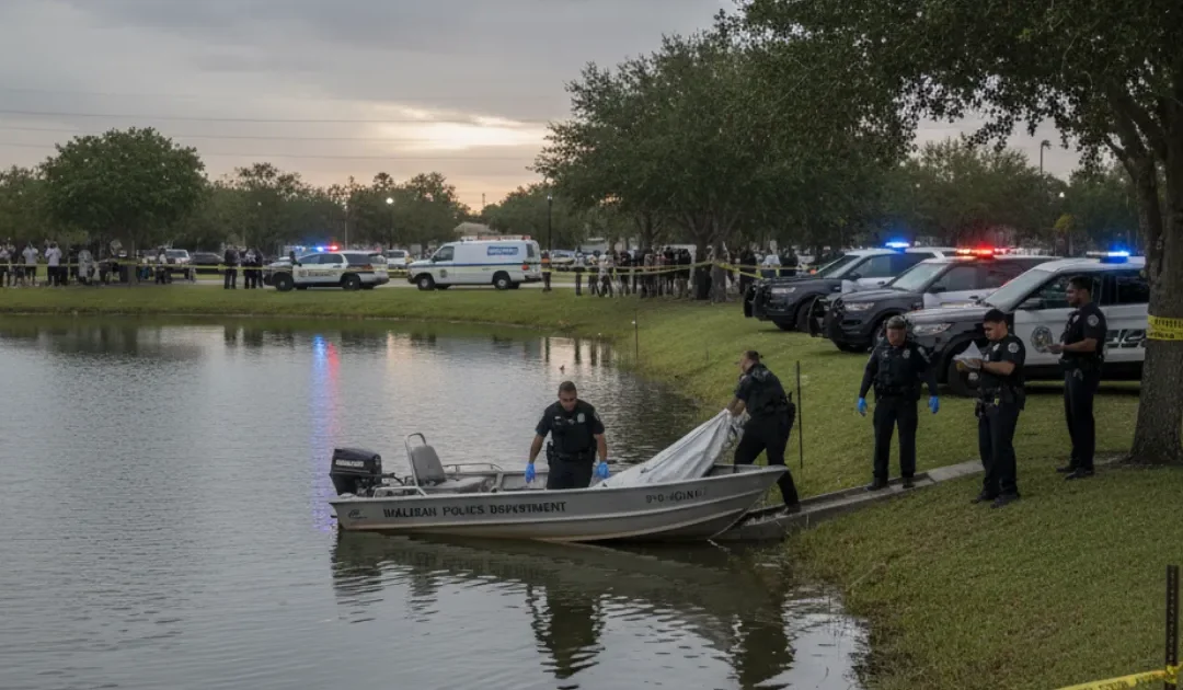 Autoridades investigan hallazgo de cadáver en lago de Hialeah tras persecución policial