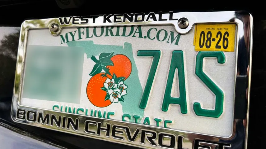 Fracasa en el Senado de Florida proyecto para eliminar calcomanías de matrículas