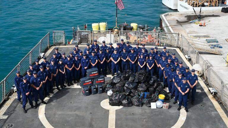 Guardia Costera de EE. UU. asesta golpe al narcotráfico con decomiso millonario en Miami