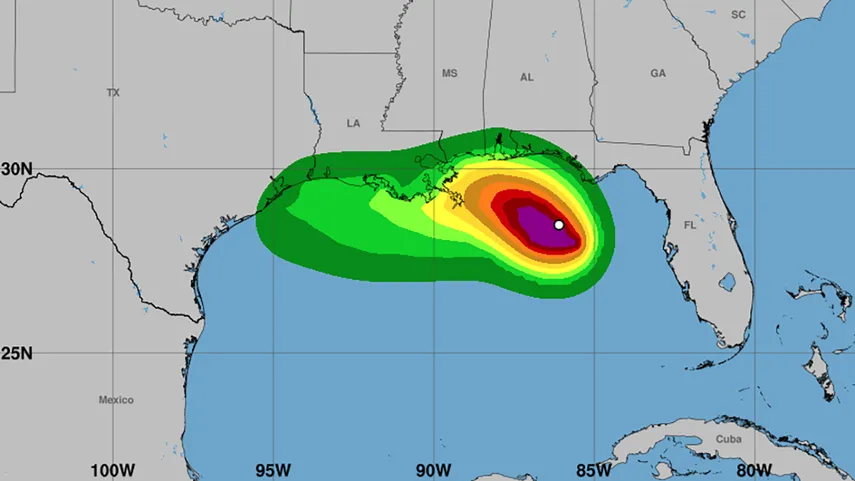 Tormenta tropical Bertha se fortalece mientras avanza sobre el Golfo de México