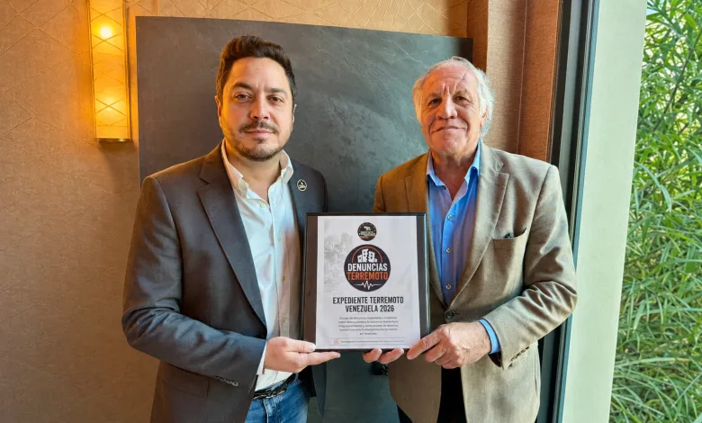 Gustavo Lainette entrega a Luis Almagro denuncias documentadas sobre negligencia del régimen venezolano tras los terremotos
