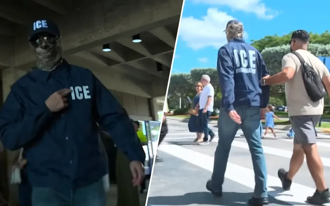 Detienen en Miami a hombre vestido con prendas de ICE que hostigaba a votantes brasileños