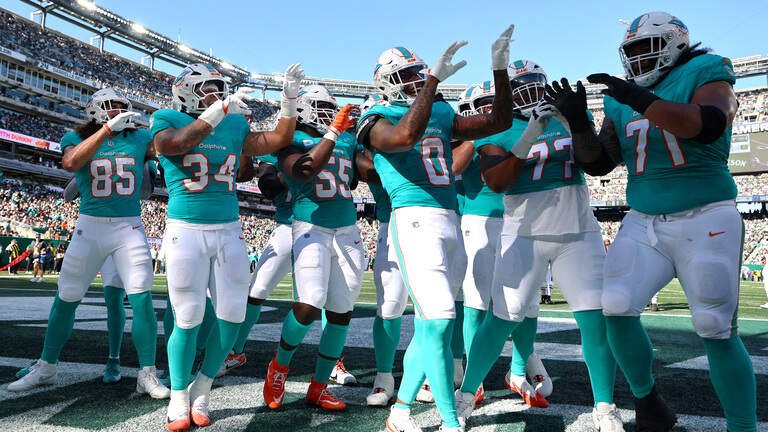 Miami Dolphins consiguen su primera victoria de la temporada al vencer a los Jets